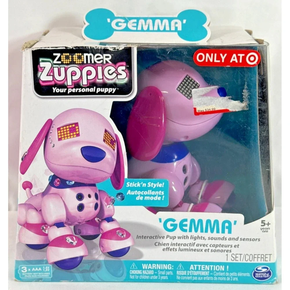 Zoomer Zuppies Gemma Pink Interactive Pup Dog Target Exclusive Rare